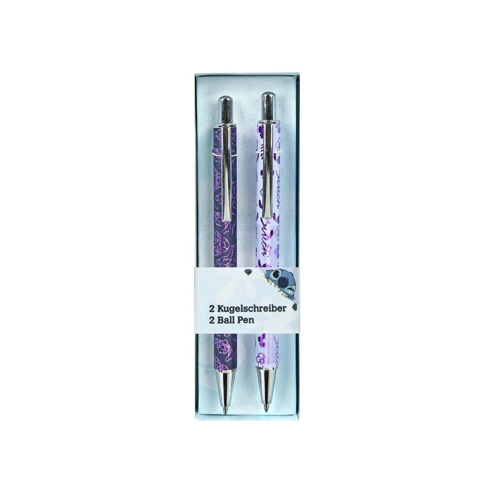 Disney Lilo and Stitch Purple Set of 2 pens