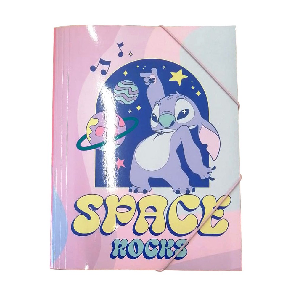 Disney Lilo and Stitch Space Rocks A/4 elastic folder