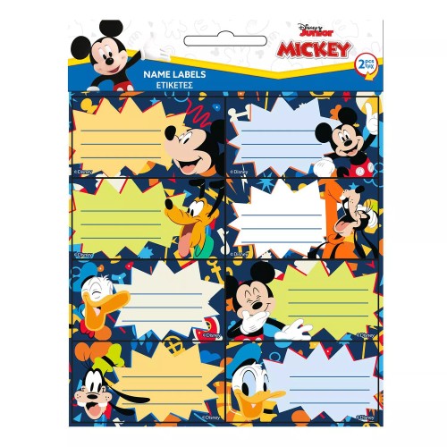 Disney Mickey  Friends 16-piece notebook label set