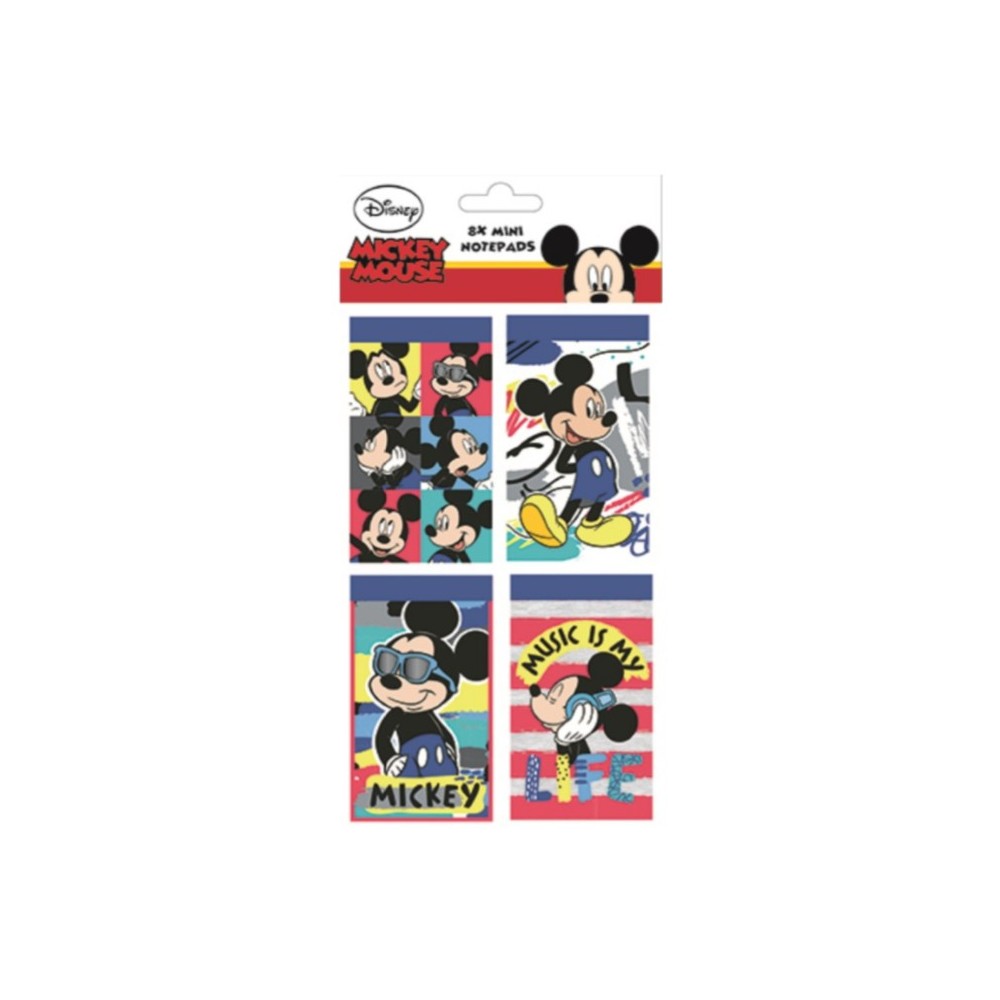 Disney Mickey  Mini Notebook, Set of 8