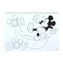 Disney Mickey  Oh Boy A/4 spiral sketchbook with 40 sheets and stickers