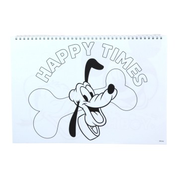 Disney Mickey  Oh Boy A/4 spiral sketchbook with 40 sheets and stickers