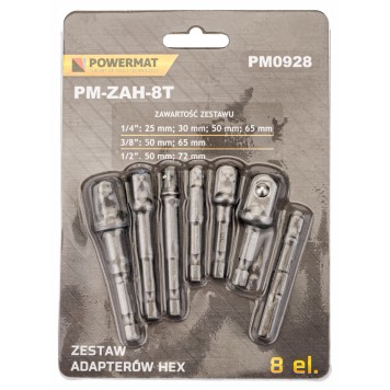 ZESTAW 8 ADAPTERÓW PM-ZAH-8T