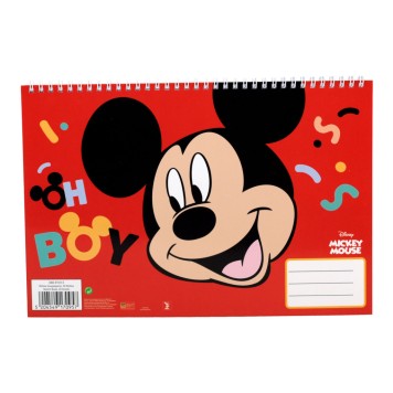 Disney Mickey  Oh Boy A/4 spiral sketchbook, 30 sheets