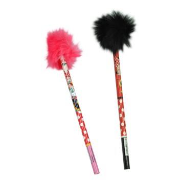 Disney Minnie Floral HB graphite pencil with decoration