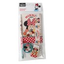 Disney Minnie  Floral stationery set 5-piece