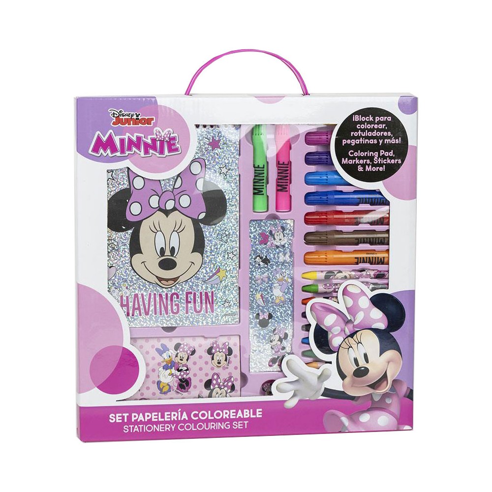Disney Minnie  Smiles stationery set