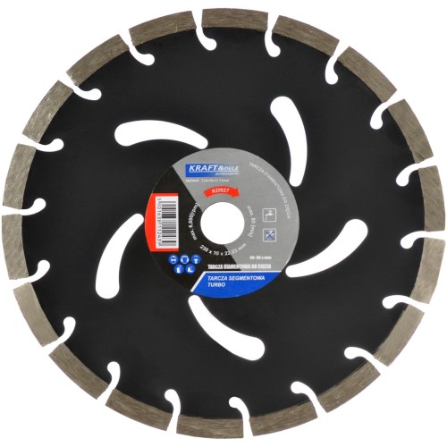 Tarcza segmentowa do cięcia 230x10x22,23 TURBO  KD927