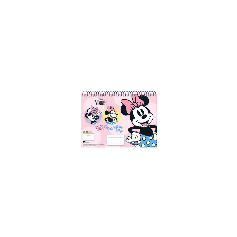 Disney Minnie  Joy A/4 spiral sketchbook 30 sheets