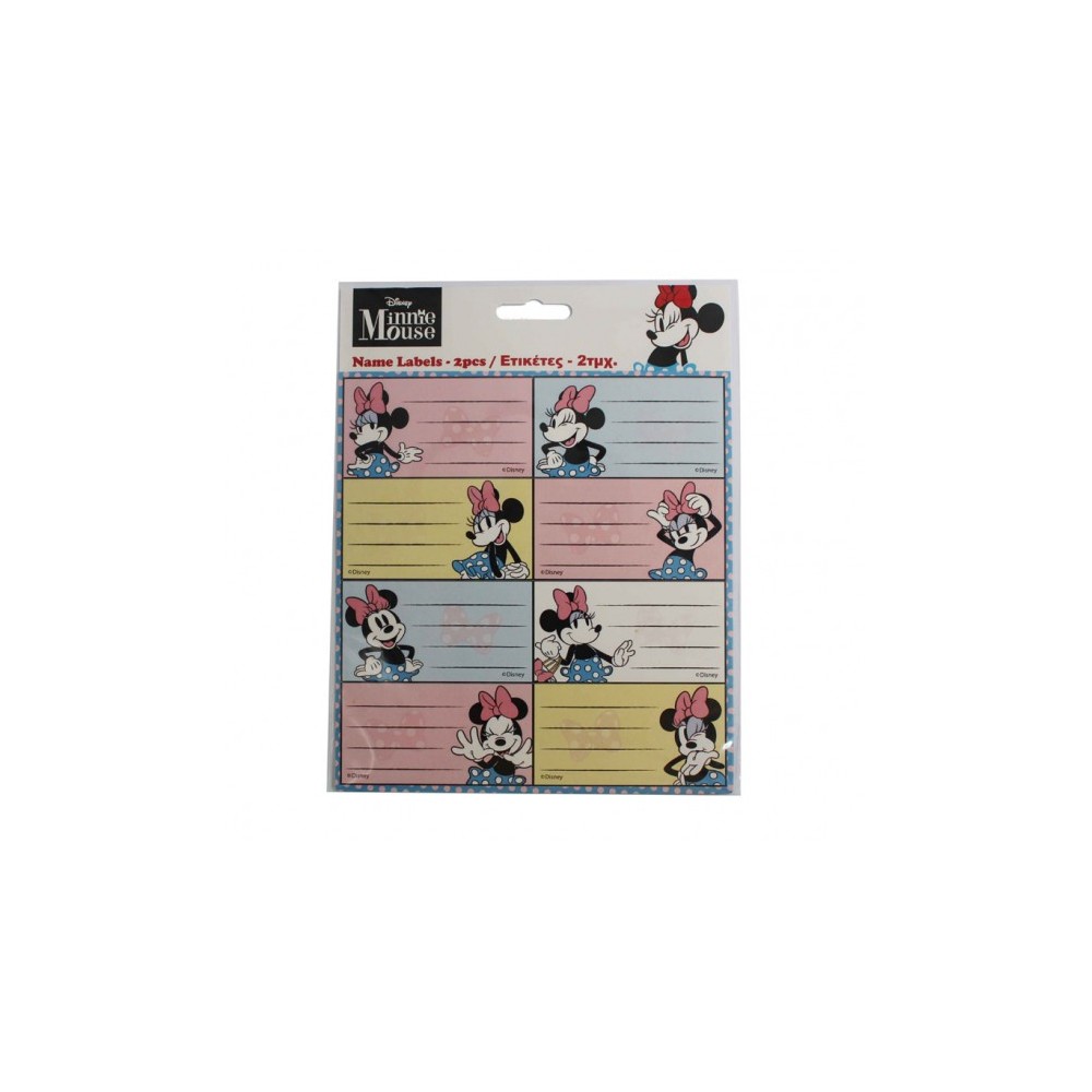 Disney Minnie  Joy notebook labels 16 pcs