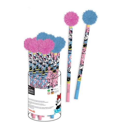 Disney Minnie  Joy HB graphite pencil with decoration