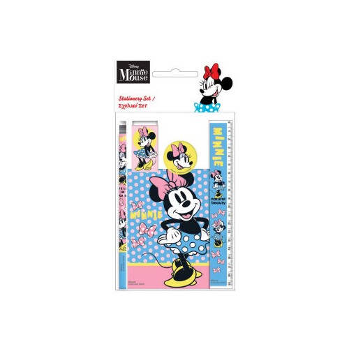 Disney Minnie  Joy 5-piece stationery set