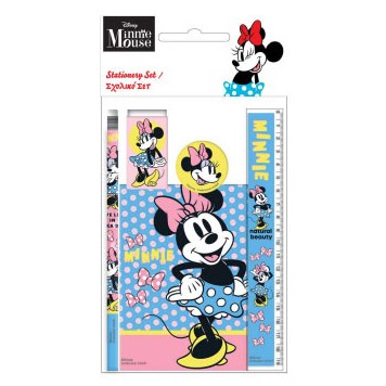 Disney Minnie  Joy 5-piece stationery set