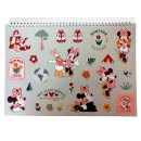 Disney Minnie Nomadic Spirit A/4 spiral sketchbook with 40 sheets and stickers