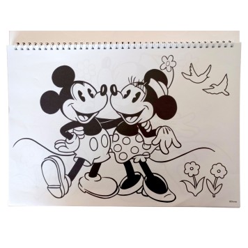 Disney Minnie Nomadic Spirit A/4 spiral sketchbook with 40 sheets and stickers