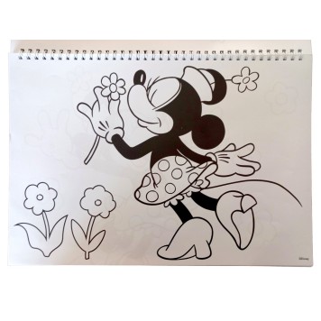 Disney Minnie Nomadic Spirit A/4 spiral sketchbook with 40 sheets and stickers