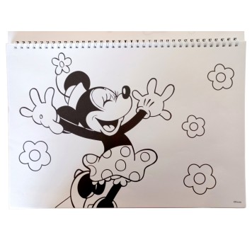 Disney Minnie Nomadic Spirit A/4 spiral sketchbook with 40 sheets and stickers