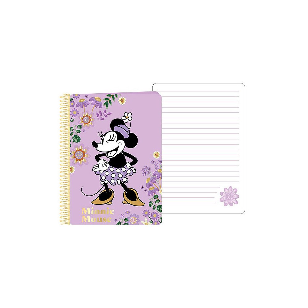 Disney Minnie Purple spiral Notebook A5