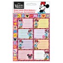 Disney Minnie  Wink notebook label with stickers 16 pcs