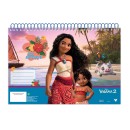 Disney Vaiana Big Sis A/4 spiral sketchpad, 30 sheets
