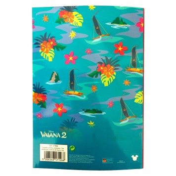Disney Vaiana Big Sis B5 Lined Notebook 40 Sheets