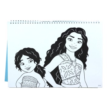 Disney Vaiana Together Again A/4 spiral sketchbook with 40 sheets and sticker