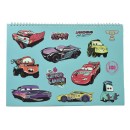 Disney Cars Lightning A/4 spiral sketchbook with 40 pages and stickers