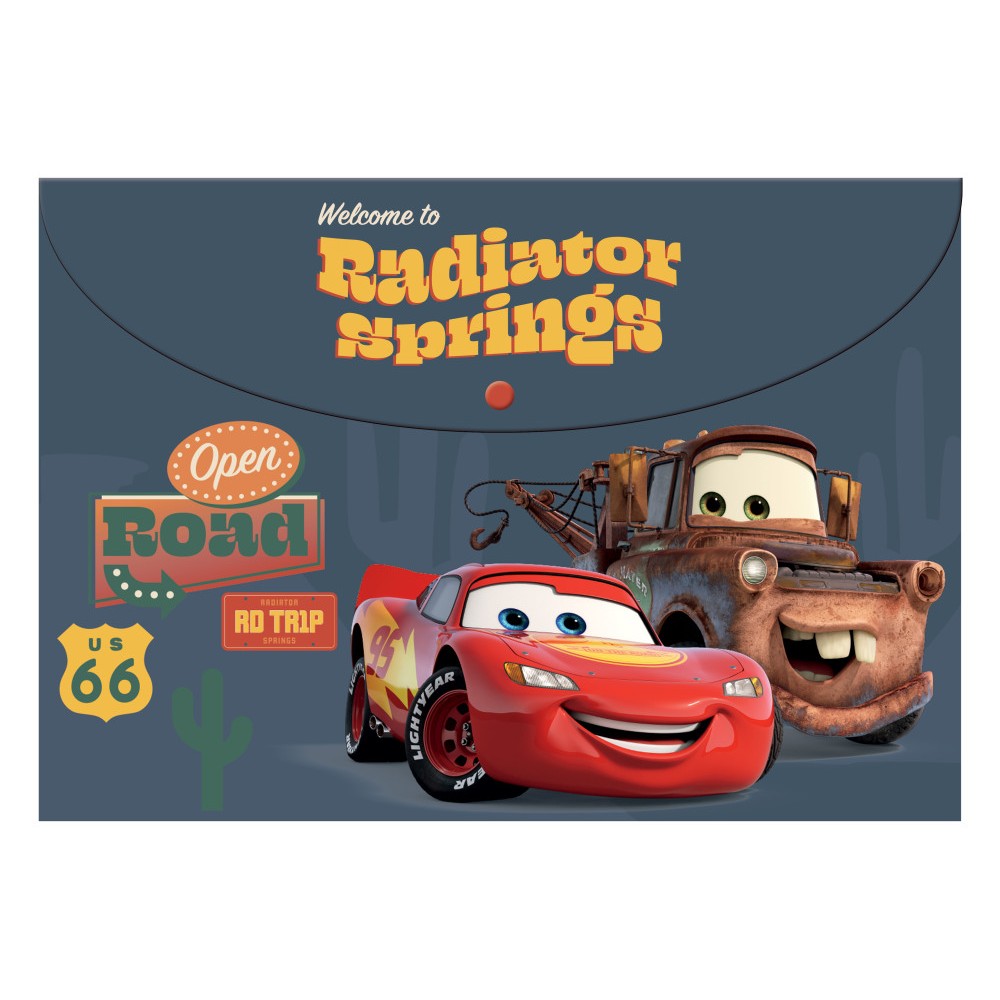 Disney Cars Road A/4 Document Folder