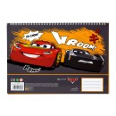 Disney Cars Vroom A/4 spiral sketchbook with 40 pages and stickers