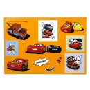 Disney Cars Vroom A/4 spiral sketchbook with 40 pages and stickers