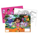 Dora the Explorer Jungle A/4 Spiral Sketchpad 40 Pages with Sticker