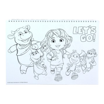 Dora the Explorer Jungle A/4 Spiral Sketchpad 40 Pages with Sticker
