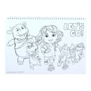 Dora the Explorer Jungle A/4 Spiral Sketchpad 40 Pages with Sticker