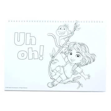 Dora the Explorer Jungle A/4 Spiral Sketchpad 40 Pages with Sticker