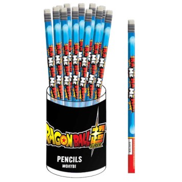 Dragon Ball Kamehame HB graphite pencil with eraser tip