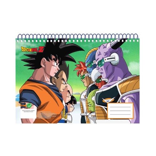 Dragon Ball Namek A/4 spiral sketchbook, 30 sheets