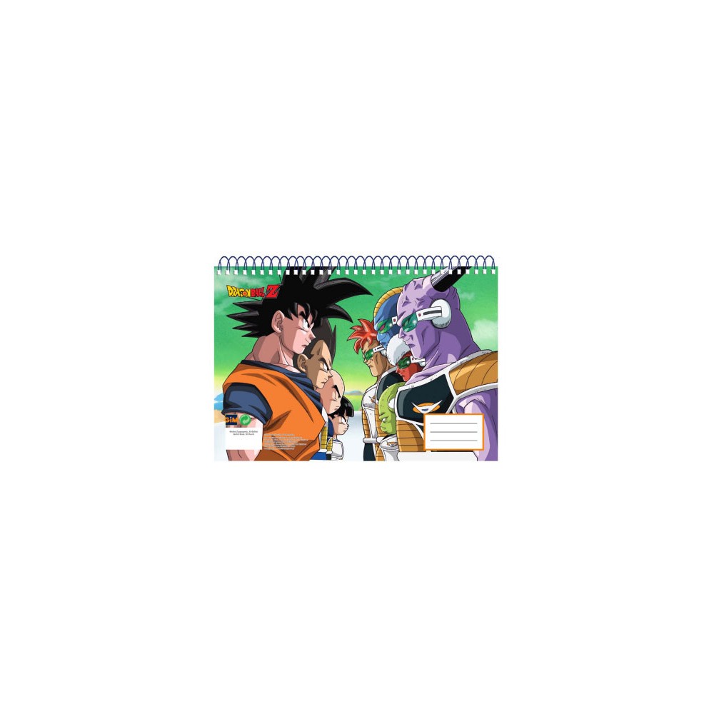 Dragon Ball Namek A/4 spiral sketchbook, 30 sheets