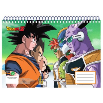Dragon Ball Namek A/4 spiral sketchbook, 30 sheets