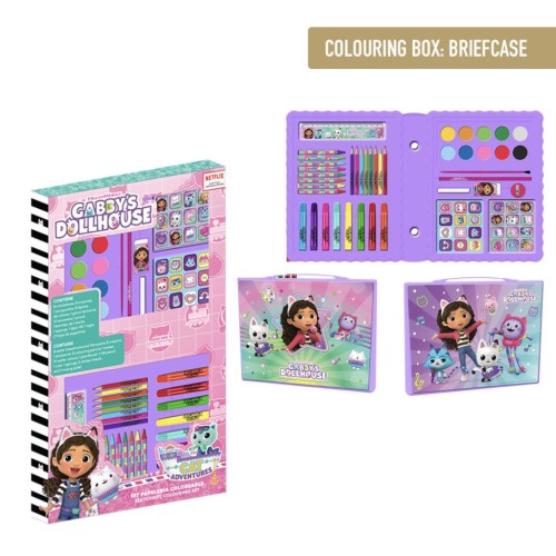 Gabby's Dollhouse Adventures stationery set
