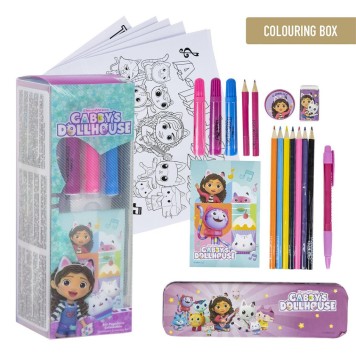 Gabby's Dollhouse stationery set