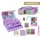 Gabby's Dollhouse stationery set in suitcase