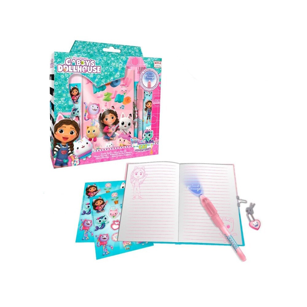 Gabby's Dollhouse diary + magic pen set