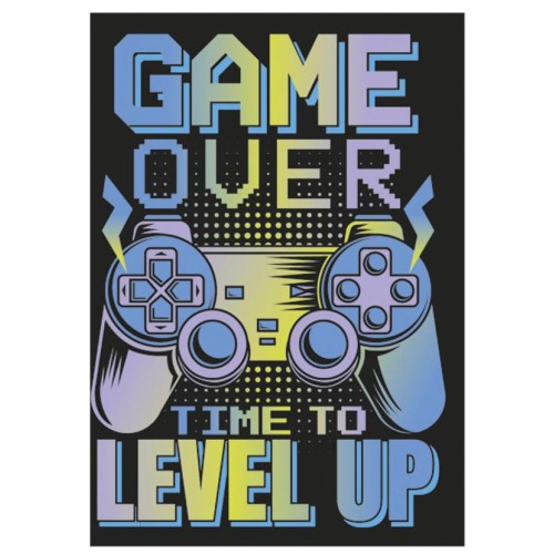 Gamer Level Up A4 elastic folder