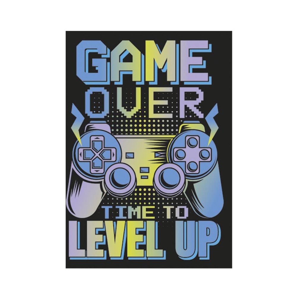 Gamer Level Up A4 elastic folder