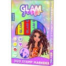 Girl Power Glam Girls Eva Marker and Stamp Set 6 pcs