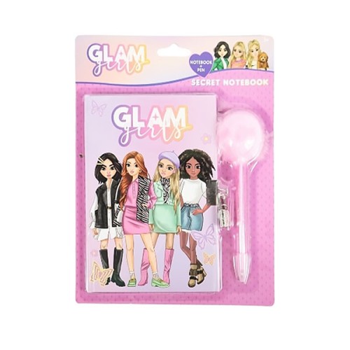 Glam Girls Team keepsake book, lockable journal with pen