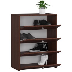SZAFKA NA BUTY 4 UCHYLNE DRZWICZKI 60 cm WENGE