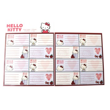 Hello Kitty Apple notebook label 16 pcs