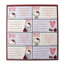 Hello Kitty Apple notebook label 16 pcs