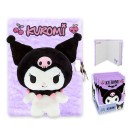 Hello Kitty Kuromi 3D Plush A5 Locking Diary